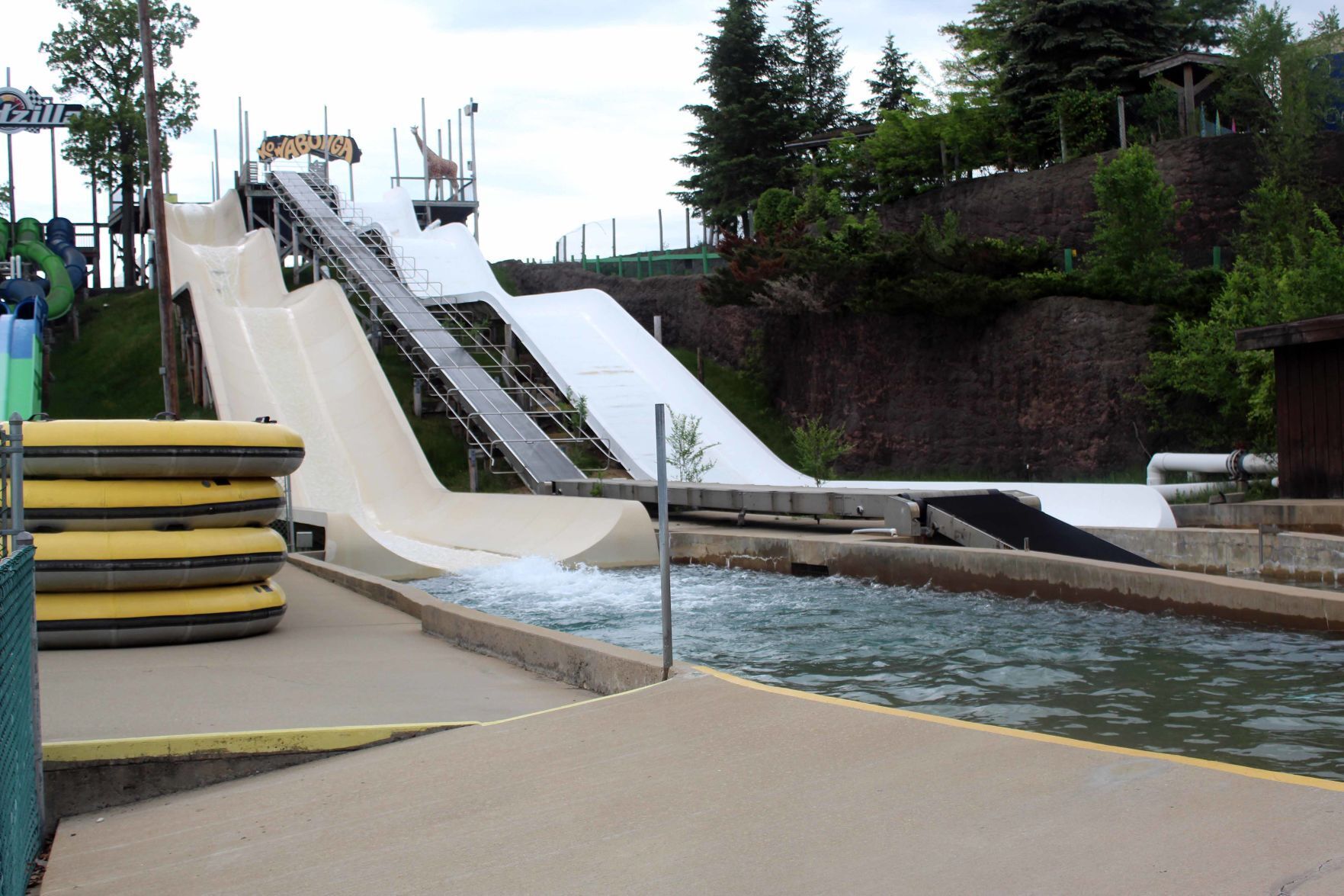 Kowabunga waterslide Noah's Ark Dells waterpark